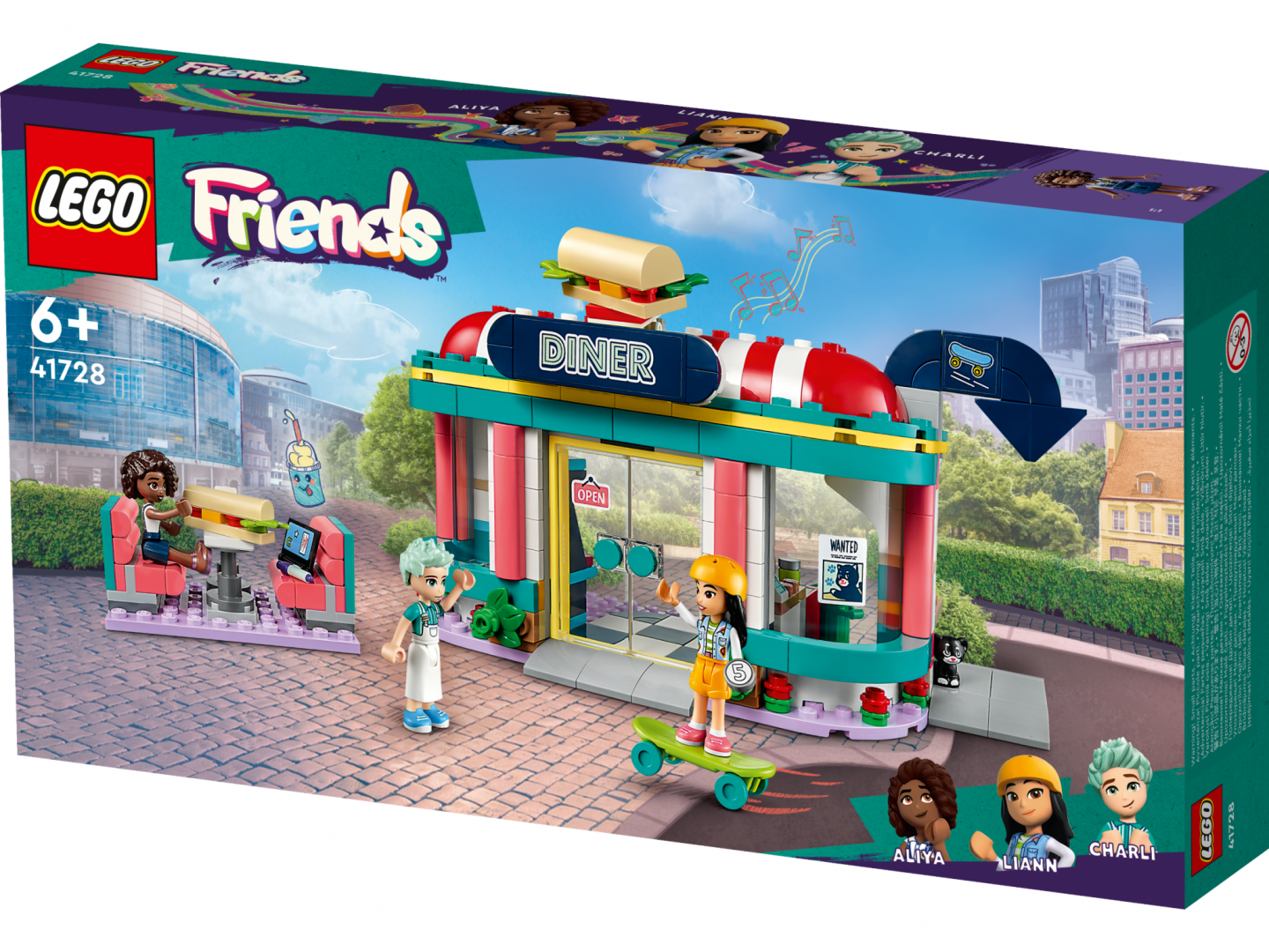 Restaurant in Heartlake, Lego 41728 (41728 Restaurant în centrul orașului Heartlake)