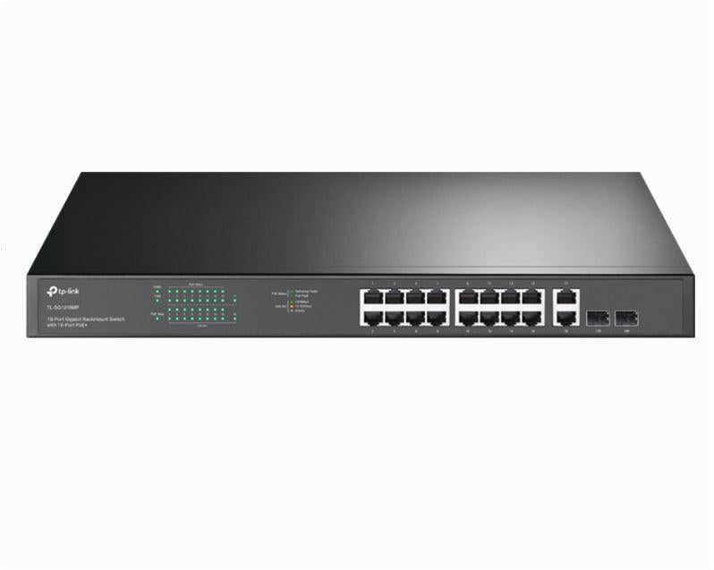 TP-Link TPL SW 18P-GB 2P-SFP UNMNGD POE SWITCH