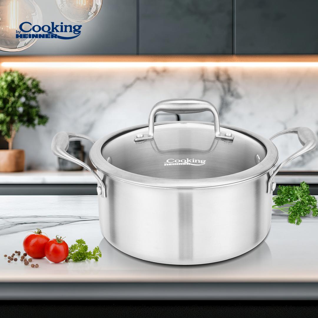 Heinner SEMIOALA INOX+CAPAC 24x12CM, 5L, ATOMIC3