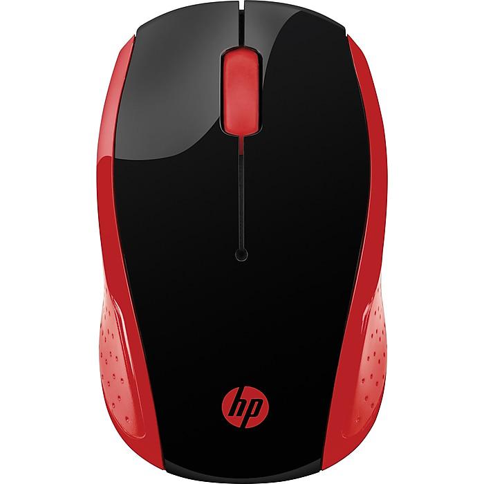 HP 200Emprs Red Wireless Mouse (Mouse Wireless HP 200)