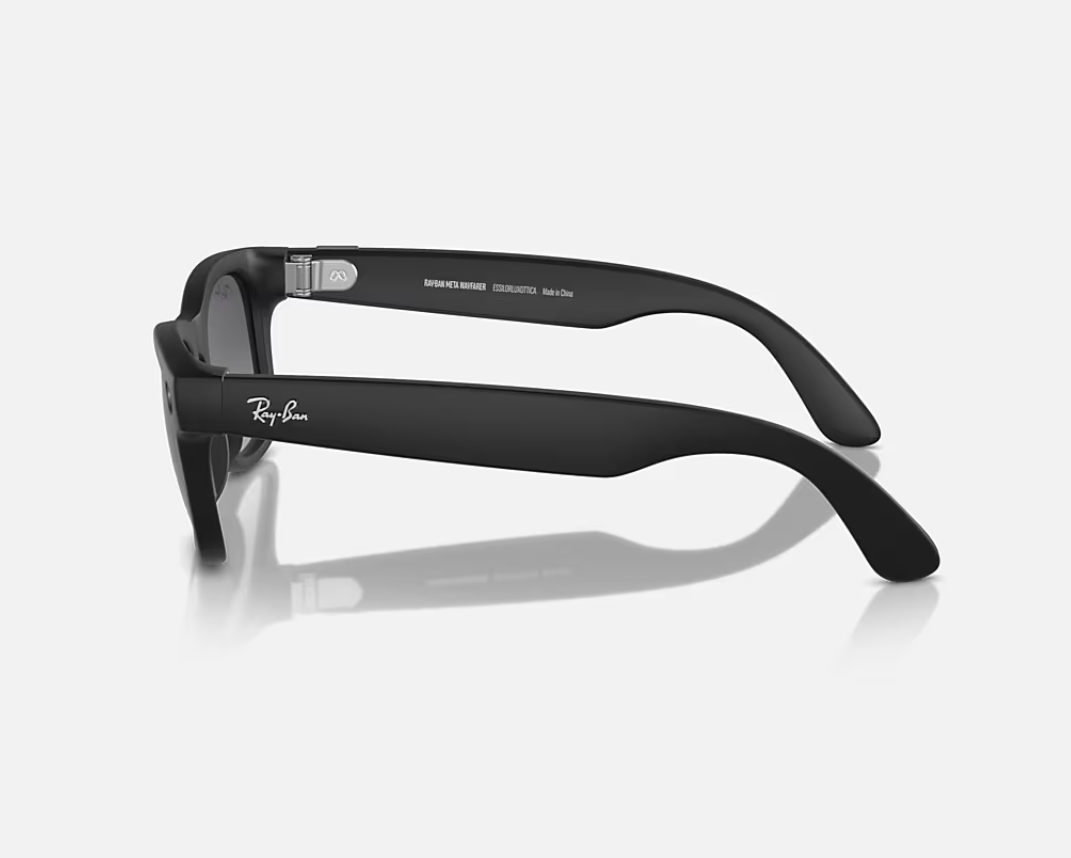 RayBan Meta Wayfare L MB/Polar Grad Gr (Ray-Ban Meta Wayfarer AI Glasses Matte Black/Polar Gradient Graphite (Large))