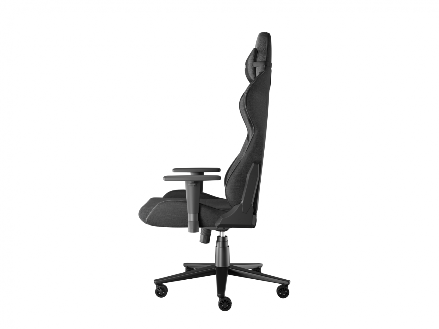 Scaun gaming Genesis Nitro 550 G2, material Synthetic PU + Textil, reglabil pe inaltime, greutate maxima suportata 150 kg, inaltime scaun reglabil 46.5 - 53.5 cm, spatar ajustabil 135°, dimensiuni roti 60mm, gri