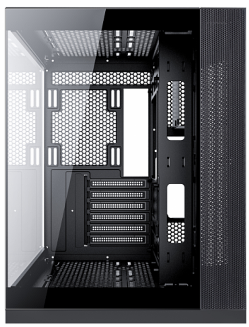 Carcasa gaming Serioux Shadow, fara sursa, tip  middle tower, USB2.0x+HD Audio, USB3.0, porturi rezervate pentru ventialtor: MN 2x120mm ventilatoare ARGB (incluse), spate:1x120mm ventilator RGB (inclus), sus 3x120mm/2x140mm, controler 4 porturi, drive bay