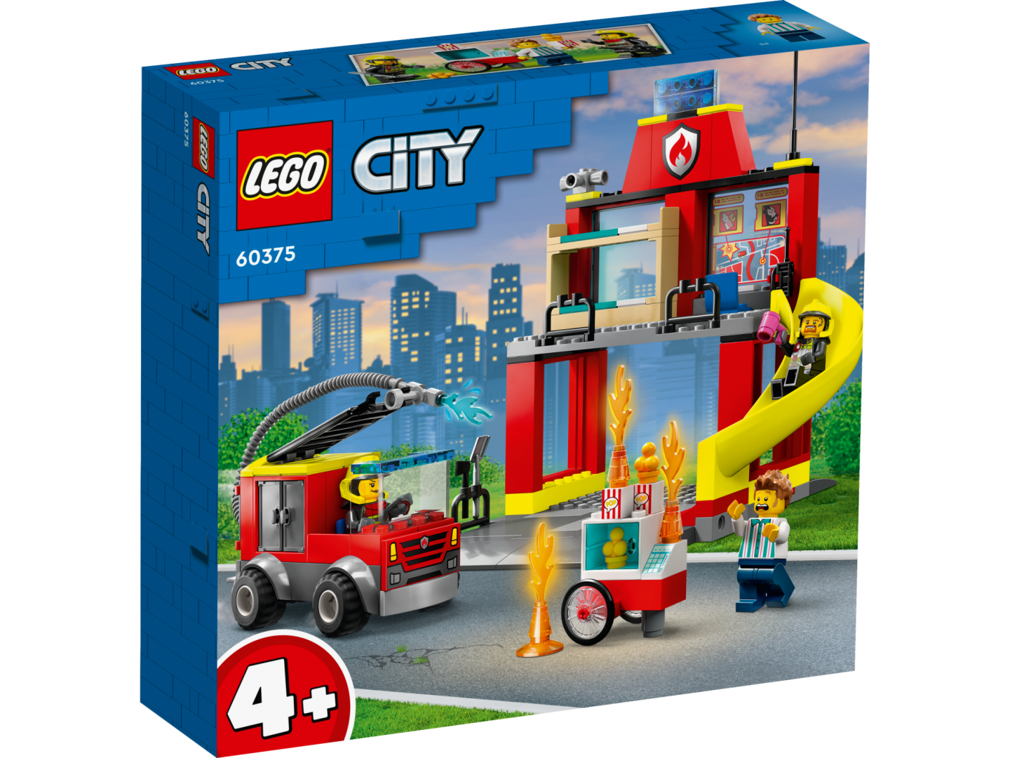 Remiza si Masina de Pompieri, Lego 60375 (60375 Remiza si masina de pompieri)