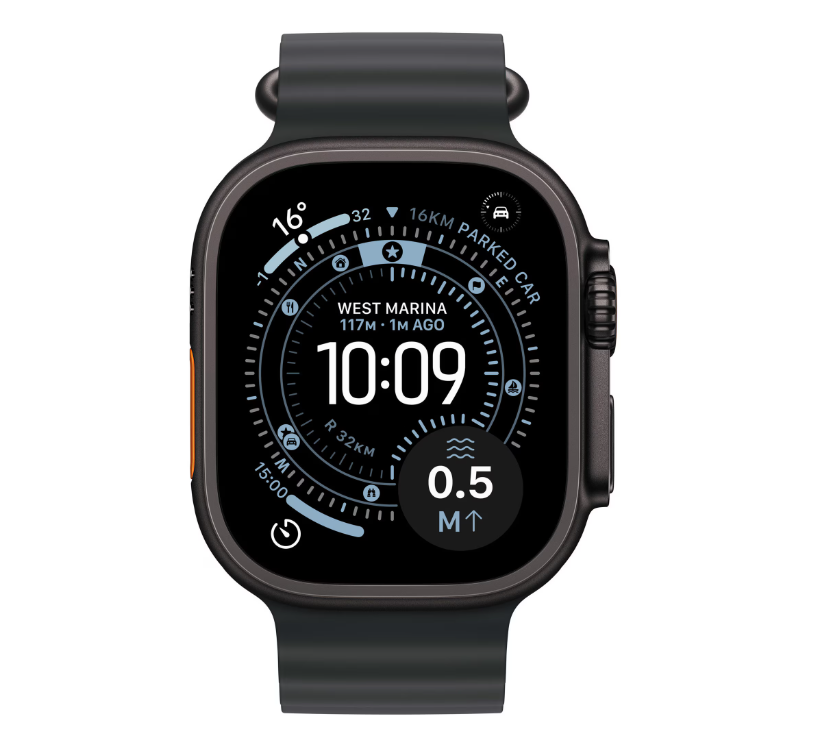 Apple AW U3 49 Black Titan Black Ocean Band