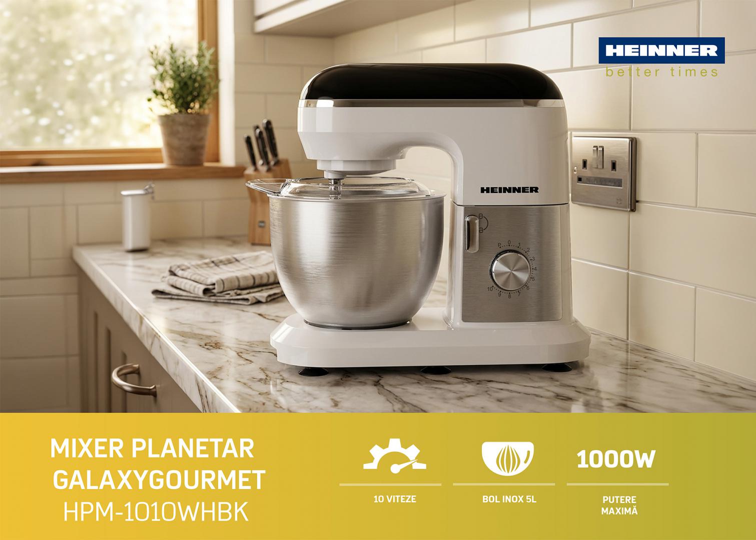 MIXER PLANETAR HEINNER HPM-1010WHBK