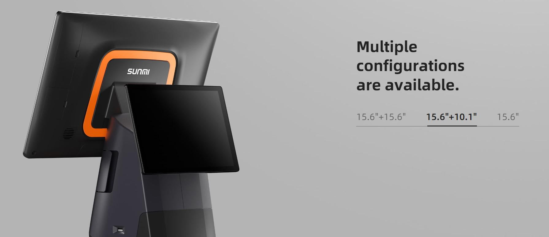 Sunmi Desktop POS System L1562-T2s (sunmi Desktop POS System L1562 T2s En (15.6" + 10.1")