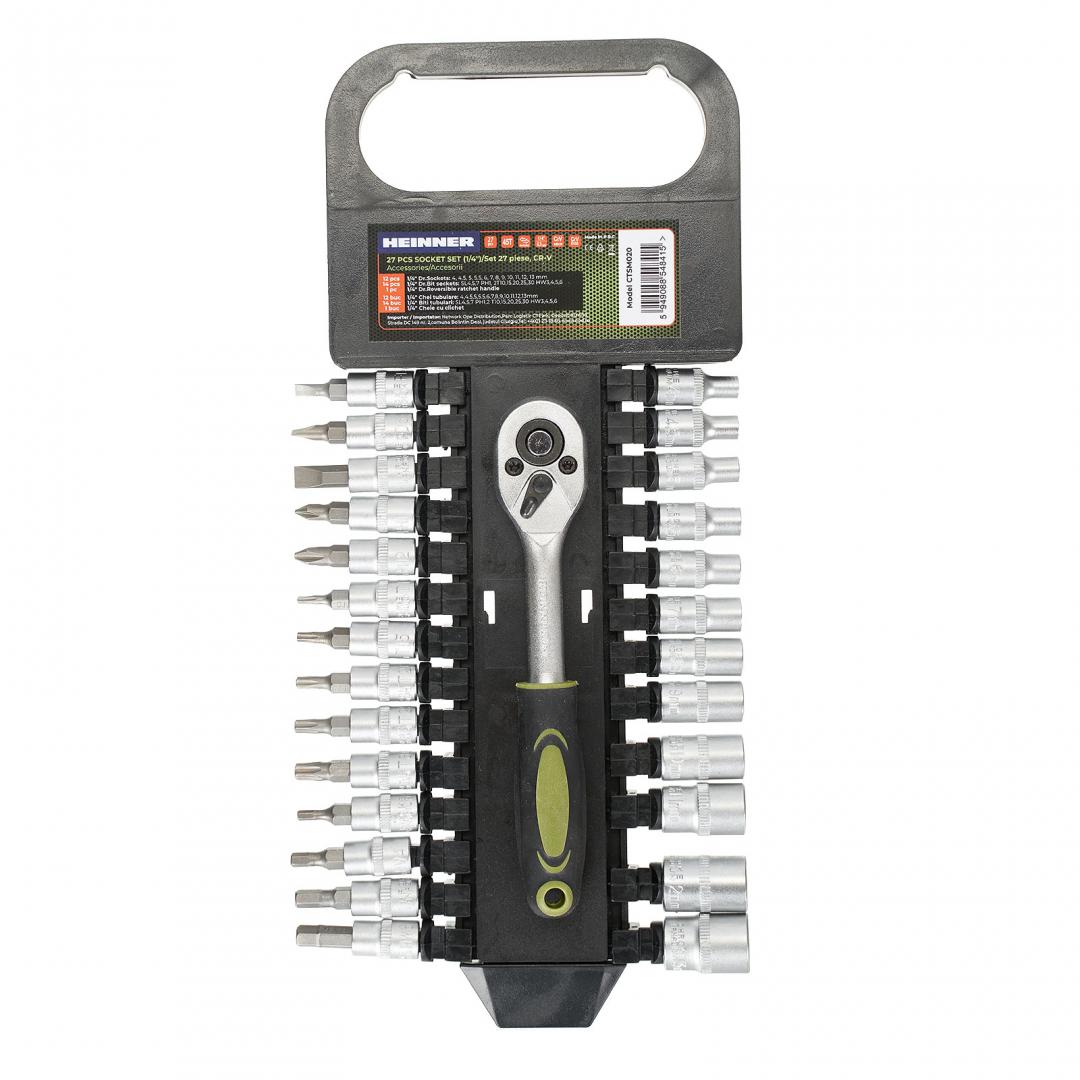 Heinner HR SET 27 PIESE 1/4" CR-V