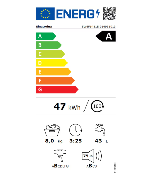 MASINA DE SPALAT ELECTROLUX EW6F1481E