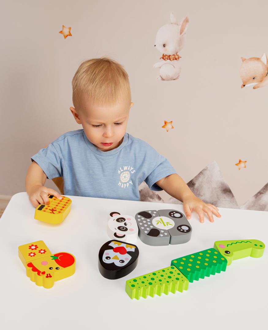 Kids Hits PANDA ȘI PRIETENII SAI, JUCARIE LEMN