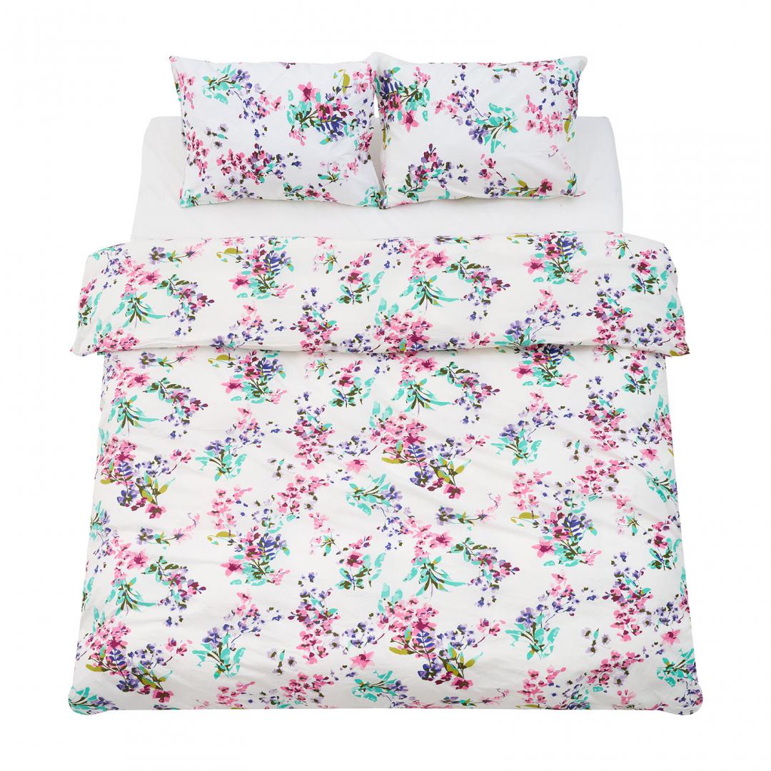 Set de pat king size bumbac,144TC,Sakura