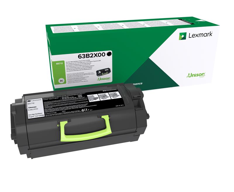 Lexmark 63B2X00 Black Return Prog. Toner (Toner Lexmark 63B2X00)