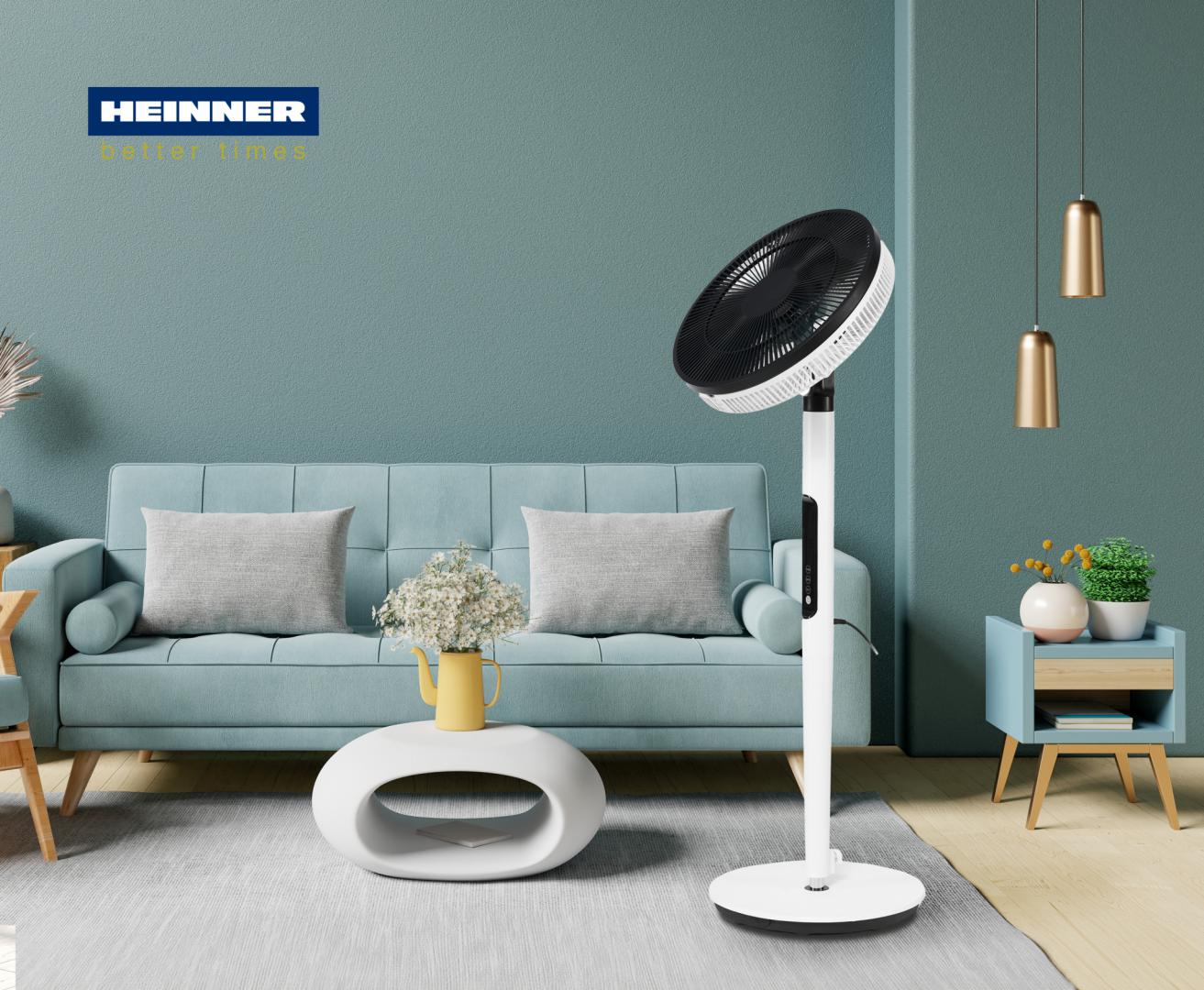 Ventilator cu Picior Heinner HMSF-9BK