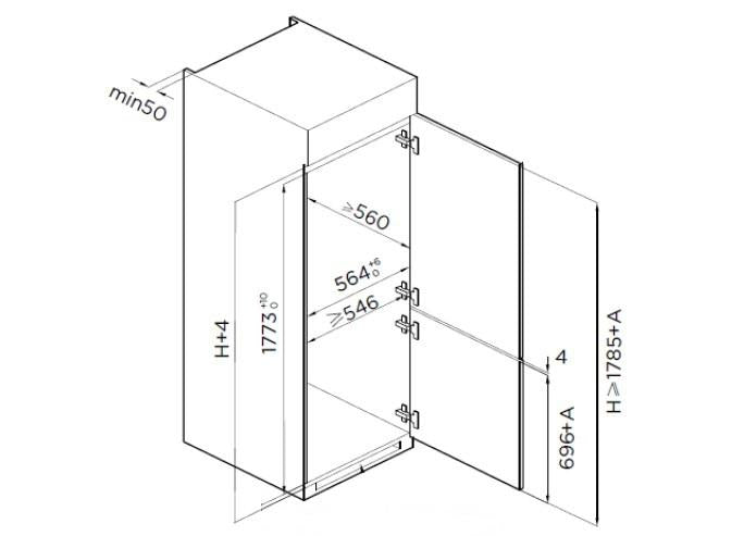 COMBINA FRIG. HEINNER HC-BIM271INVE++
