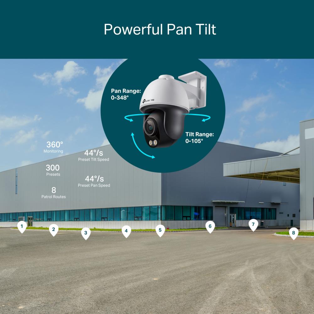 TP-LINK PAN/TILT NTW CAMERA VIGI C540S(4