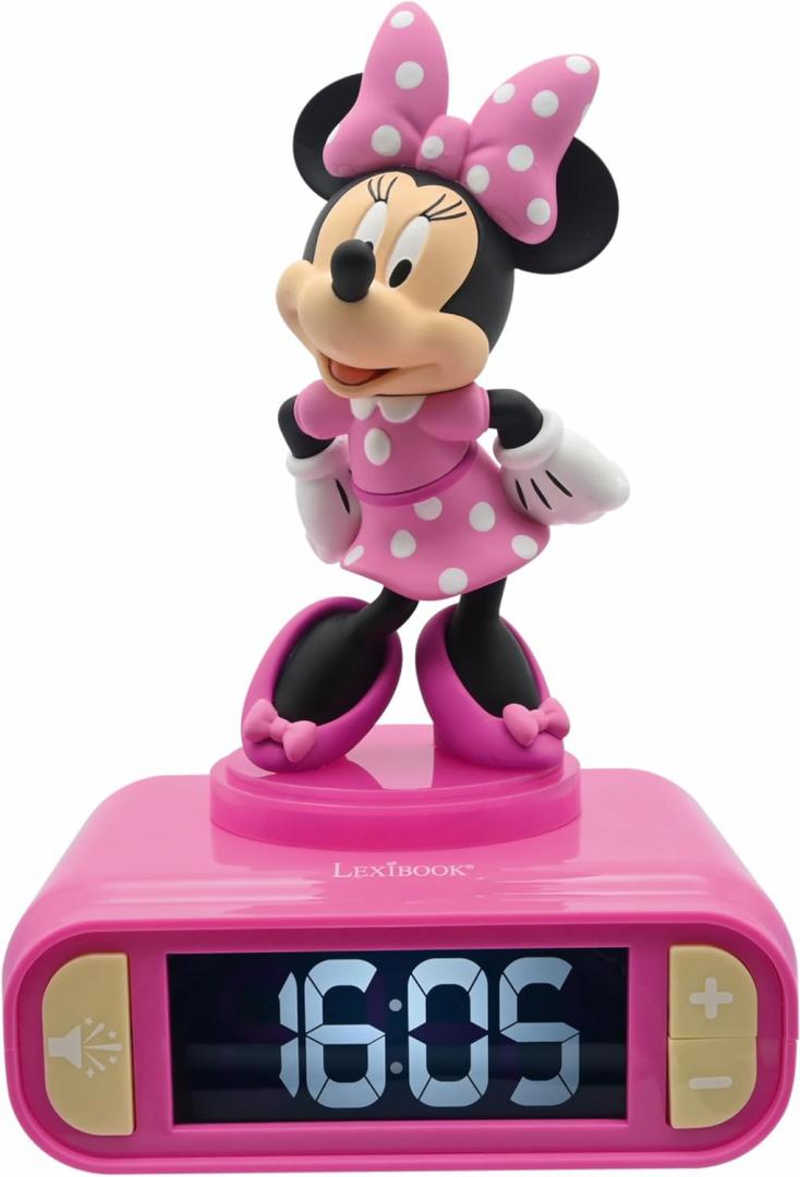 Ceas Desteptator cu Lumina 3D, Minnie M. (ceas Desteptator cu Lumina 3D)