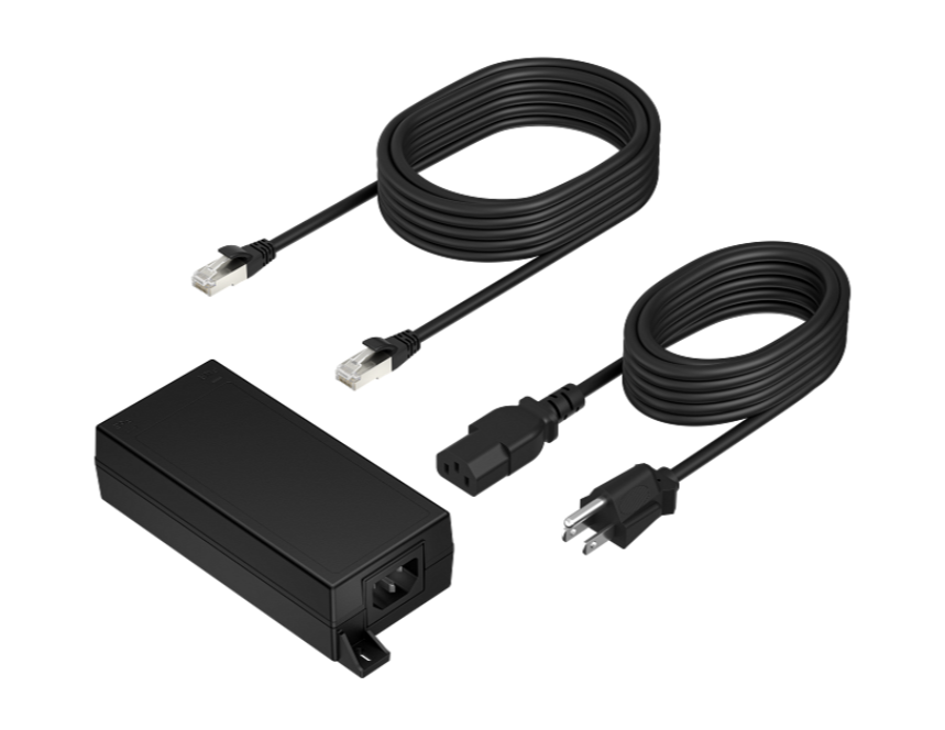 Poly PoE++ 65W2.5G w/CAT6A +PwrCrd (Poly PoE++ 65W 2.5G Adapter with 3.66m CAT6A Cable and Power Cord)