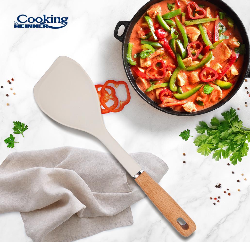 SPATULA SILICON  35x9.5 CM, CULINAR, COOKING BY HEINNER