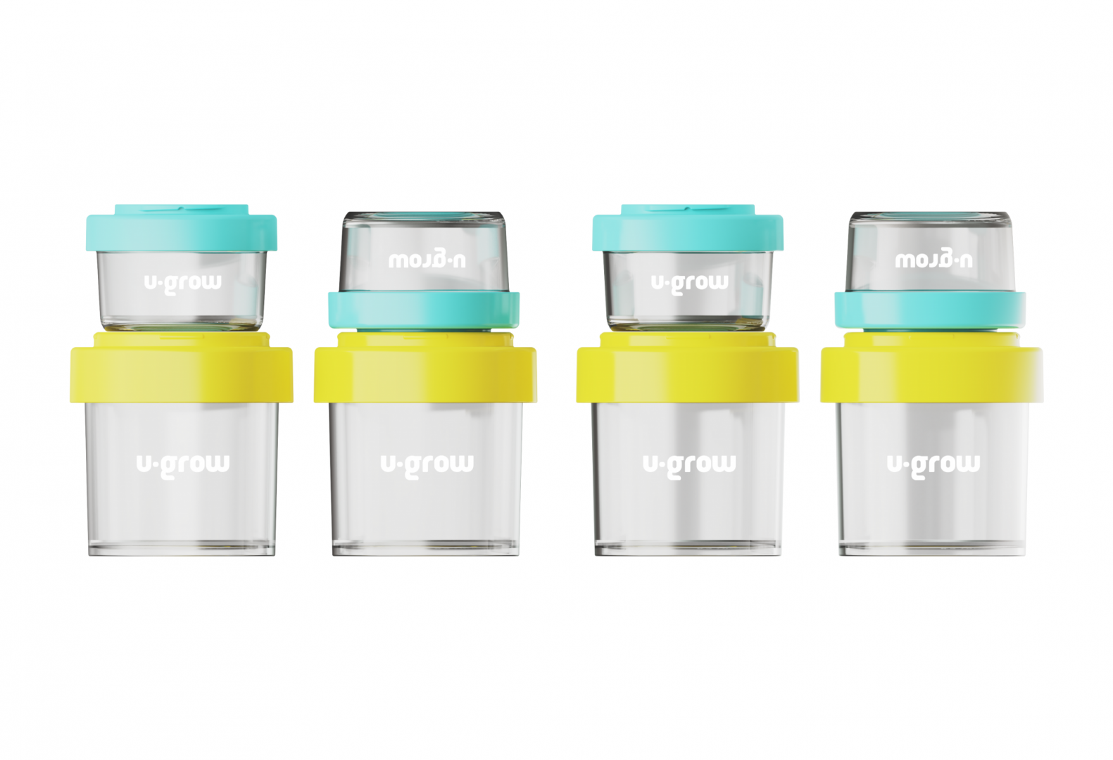 Set 8 recipiente pentru hrana,U-Grow