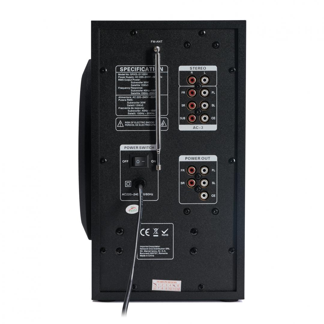Boxa 5.1 Serioux Soundrise SRXS-51105W (Boxe Serioux 5.1 SoundRise 51105W)