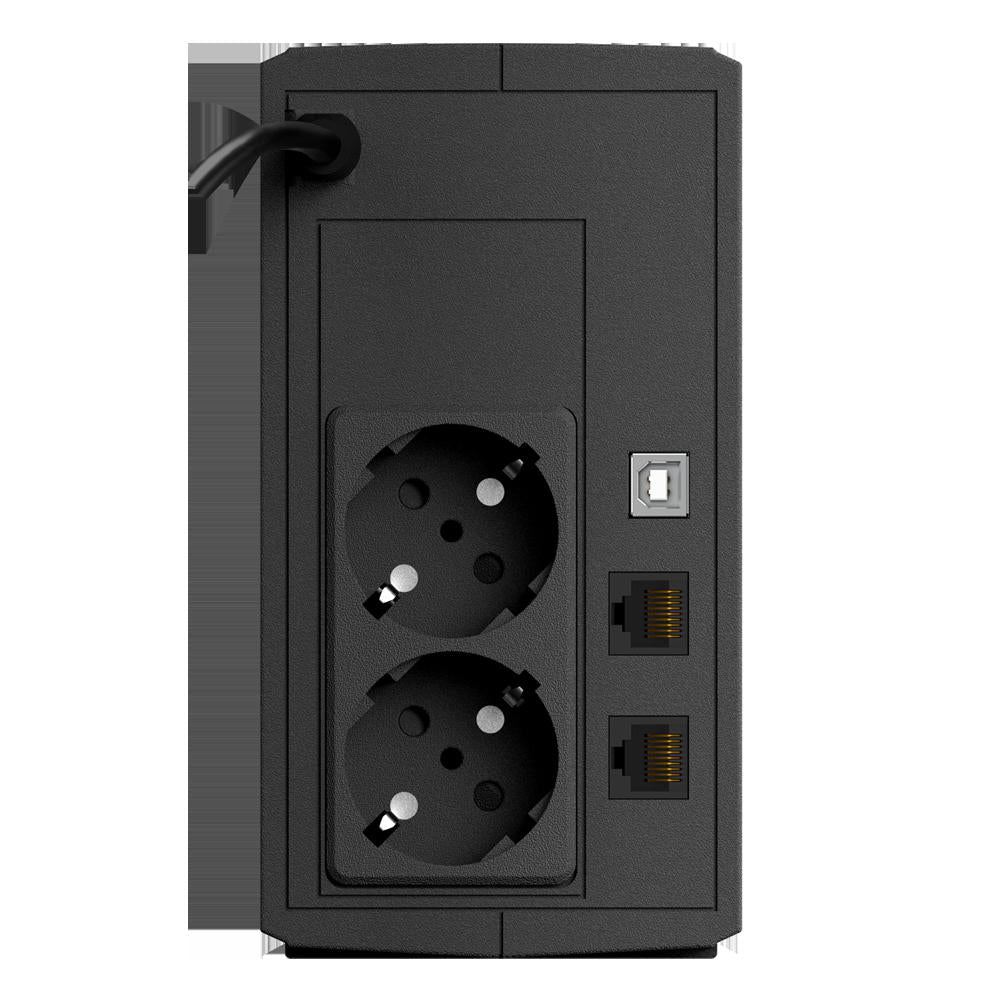 RESIGILAT | UPS NJOY Keen 800, 800VA/480W, Line-interactive, 2 Prize Schuko cu Protectie, Repornire Automata, Reglaj Automat al Tensiunii - imagine 2 - RESIGILAT