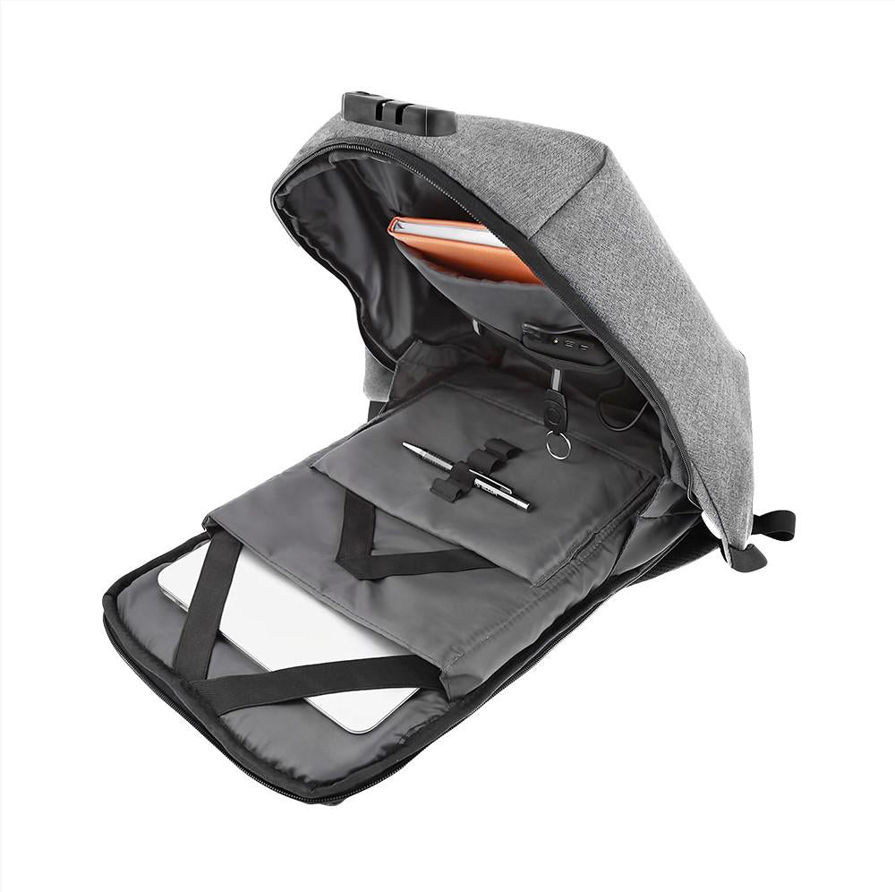 Rucsac laptop Tellur Antif. V2 15.6" gri (Rucsac laptop Tellur Antifurt V2)