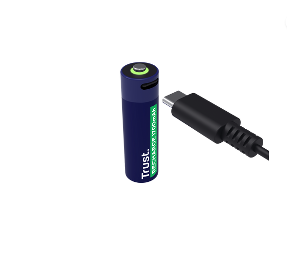 Baterii reincarcabile Trust AA USB-C 4x