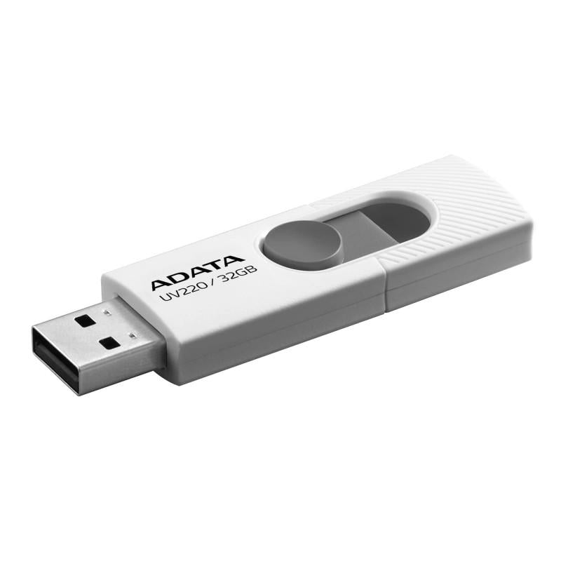 USB UV220 32GB White/gray Retail (Memorie USB Adata UV220 32 GB)