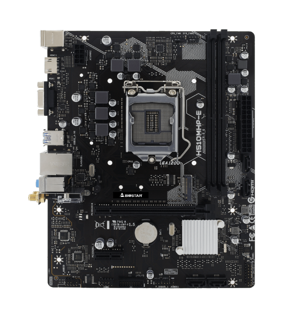 MB Biostar H510MHP-E 6.0 LGA1200 DDR4 (Placa de baza Biostar H510MHP-E)