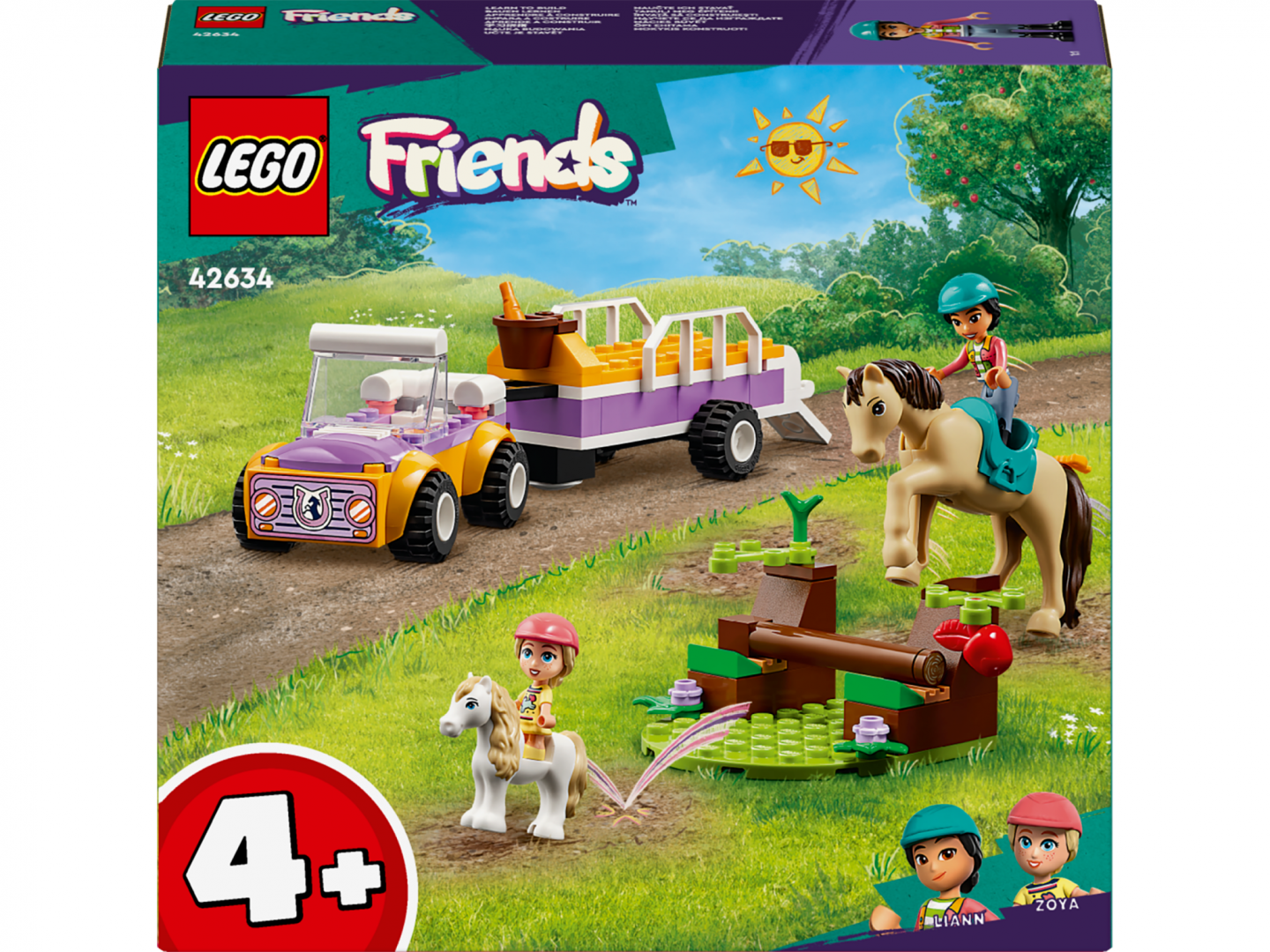 Remorca cu Ponei si Cal, Lego 42634