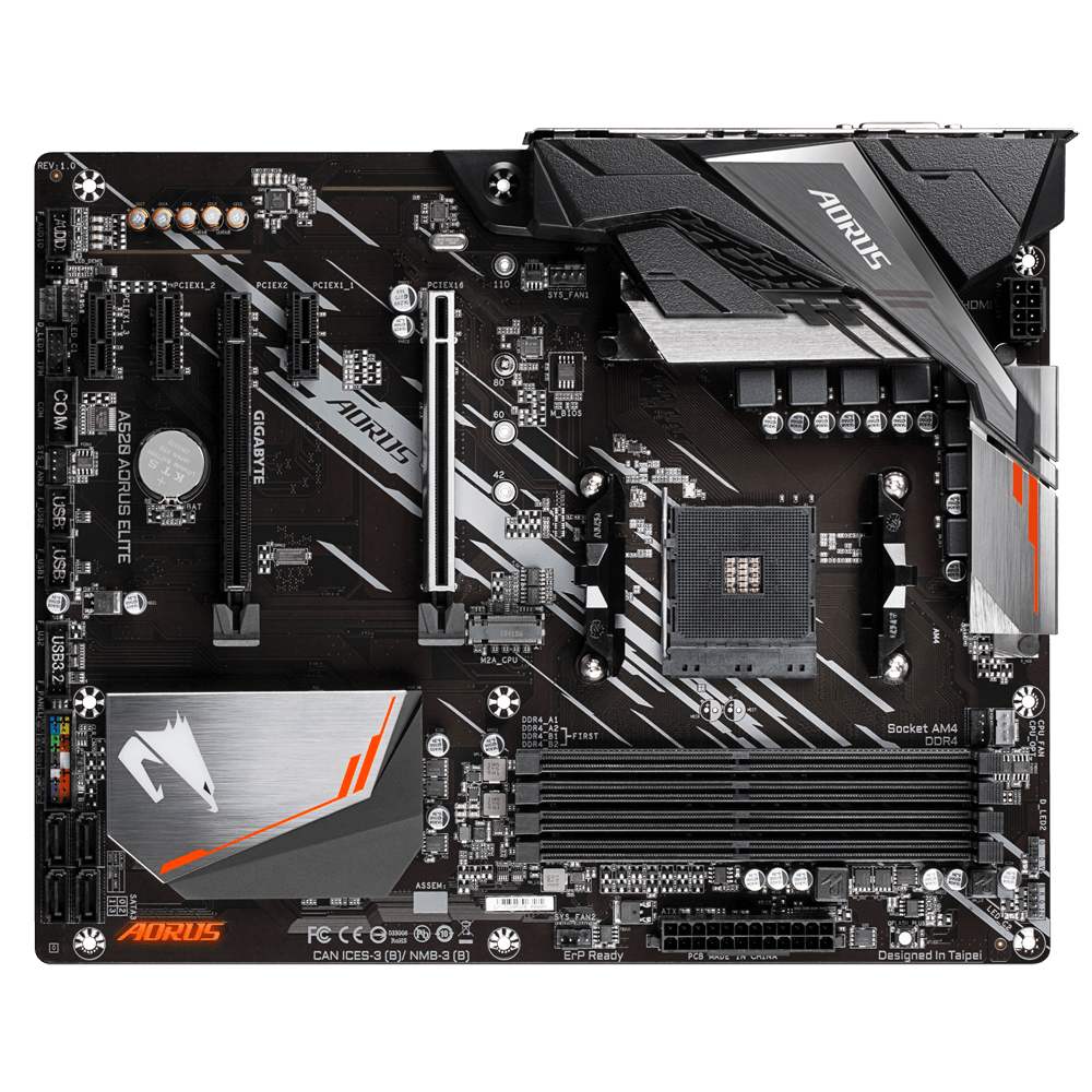 MB Gigabyte a520 Aorus Elite AM4 (Placa de baza Gigabyte a520 Aorus Elite)
