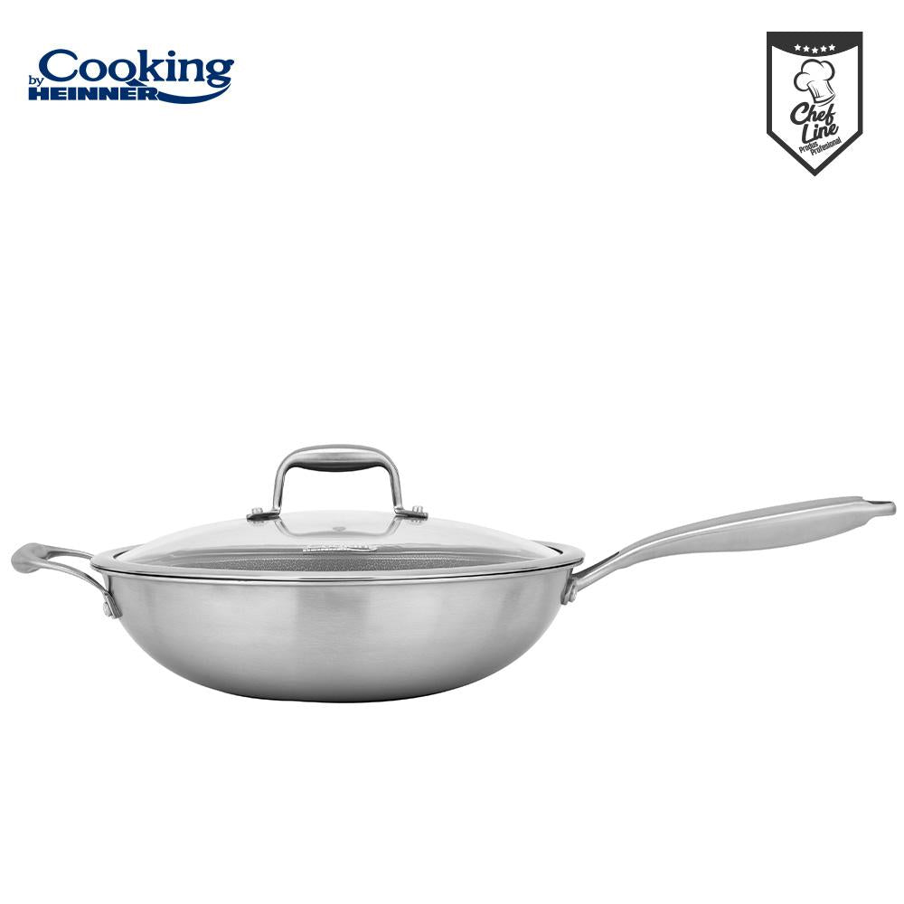 Heinner TIGAIE WOK INOX+CAPAC 30x8.5CM,TITANIUM3