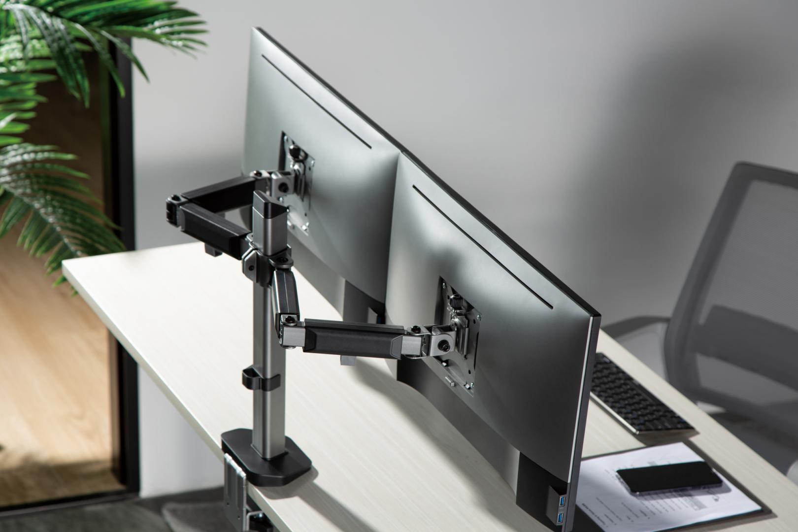 Dual Monitor Arm Serioux MM55-C024 (Suport 2 monitoare Serioux MM55-C024)