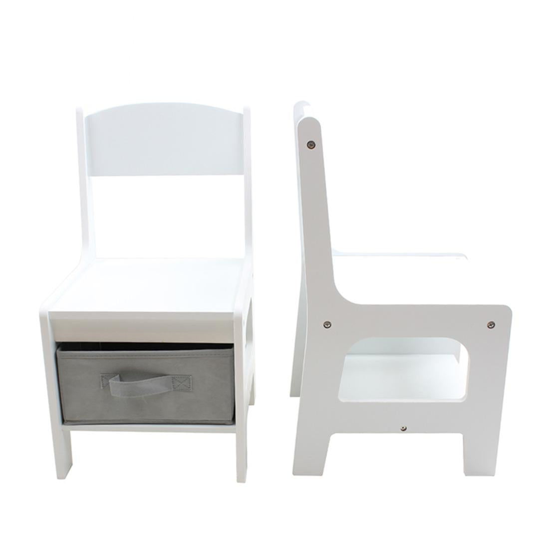 Set masuta si 2 scaune , alb MDF, U-Grow