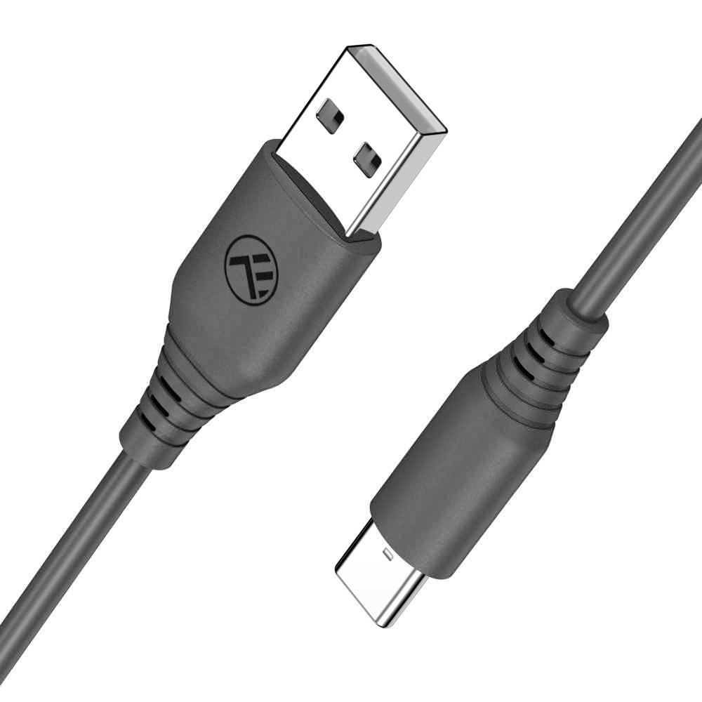 Cablu silicon Tellur USB la Tip C negru (Cablu silicon Tellur USB to Type-C)