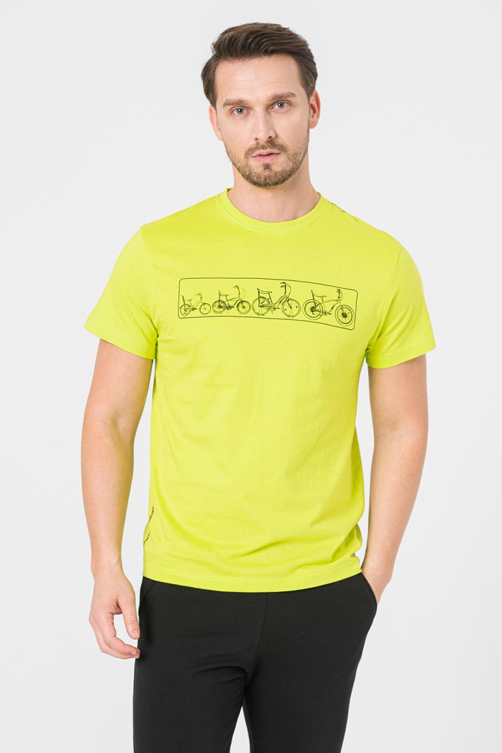 TRICOU MULTIBIKE PEGAS BARBATI LIME PUNC