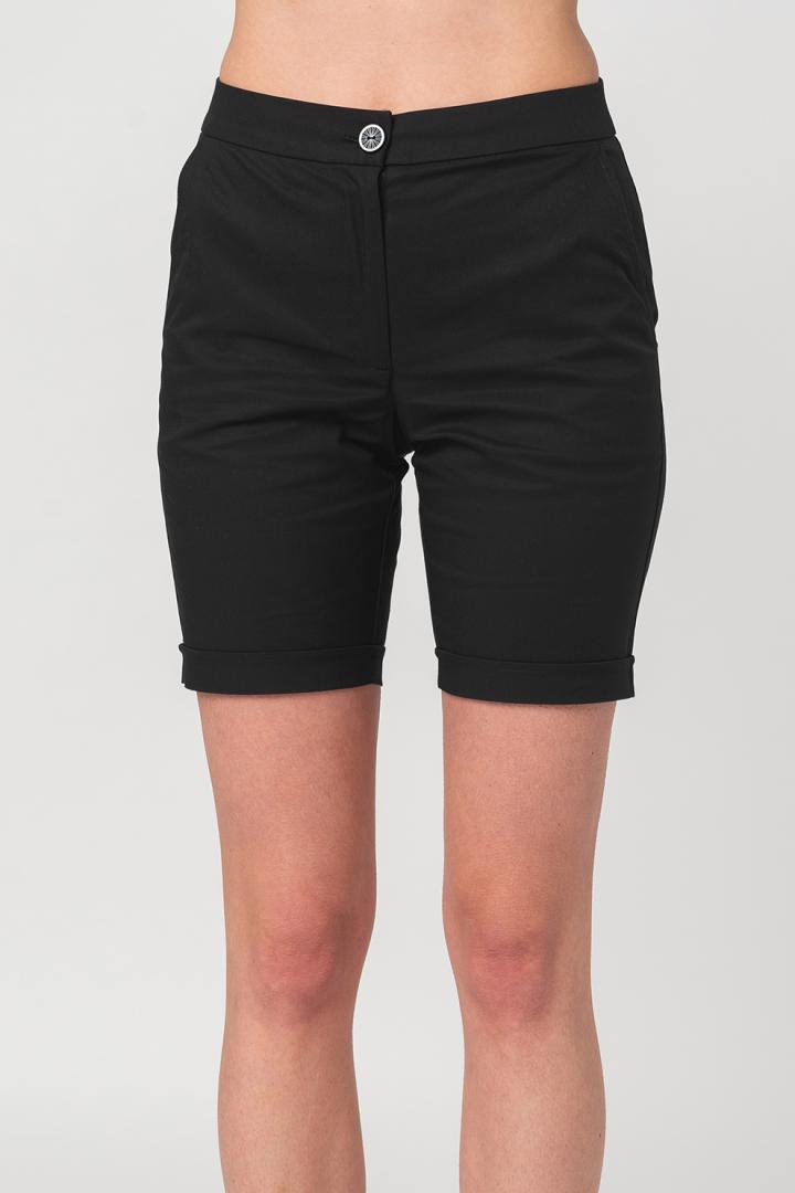 Pegas PANTALONI SCURT CASUAL FEMEI BLACK XS