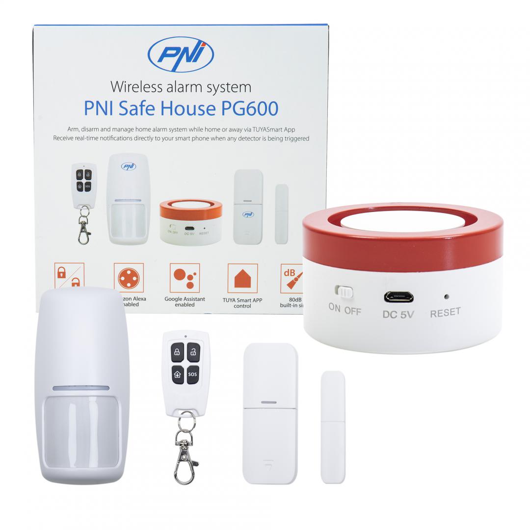 Pni Kit Alarma Wireless PG600 (Sistem de alarma wireless Pni Safe House PG600)