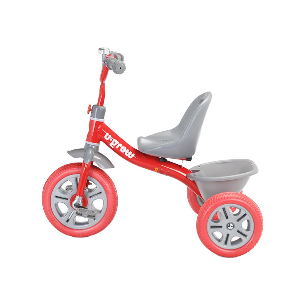 Tricicleta cu pedale U-Grow, rosie (Tricicleta cu pedale)