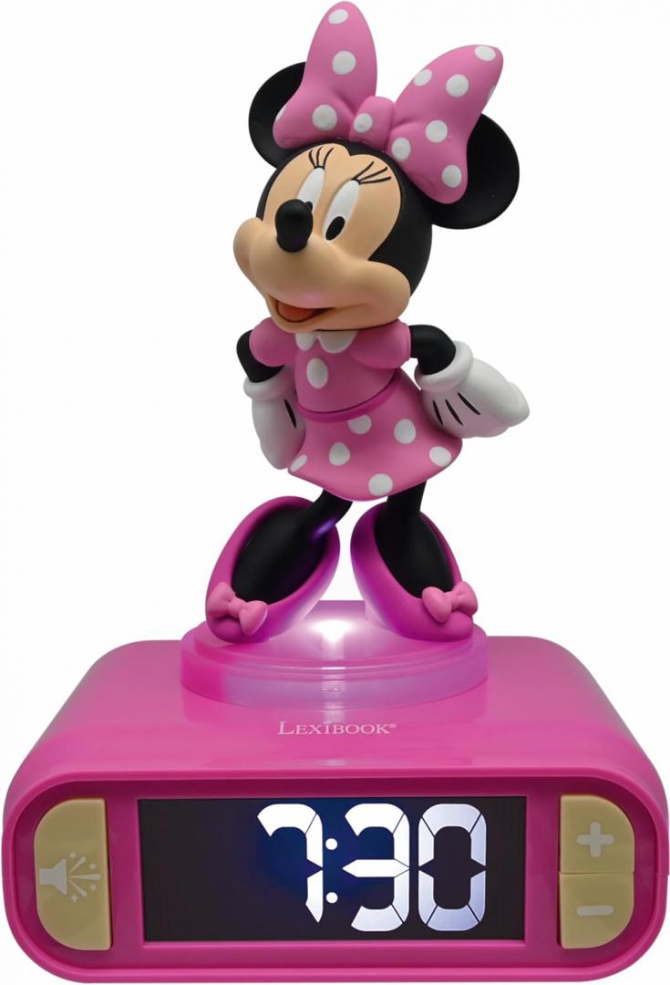 Ceas Desteptator cu Lumina 3D, Minnie M. (ceas Desteptator cu Lumina 3D)