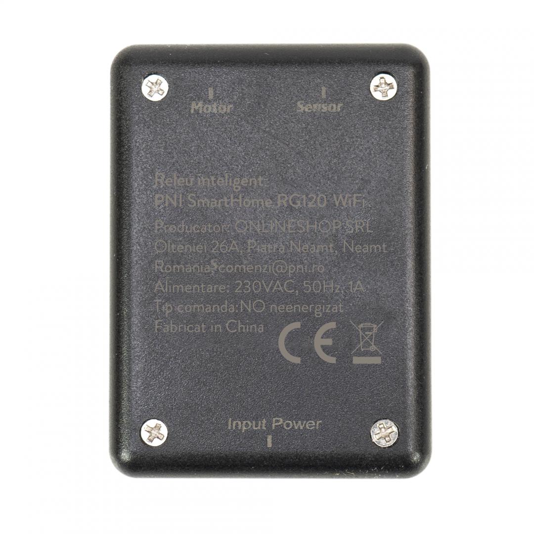 Pni Releu Inteligent RG120 WIFI Garaj (Releu inteligent Pni SmartHome RG120 WIFI pentru comanda deschidere usa...)