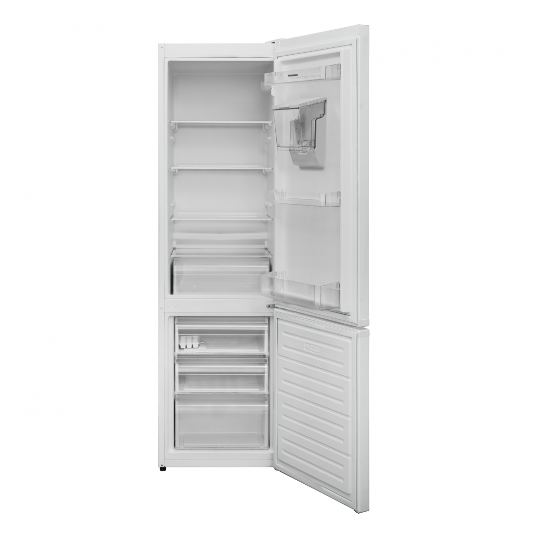 Combina frigorifica HEINNER HC-V288WDE++, 288 l, Clasa E, Dozator apa, Alb
