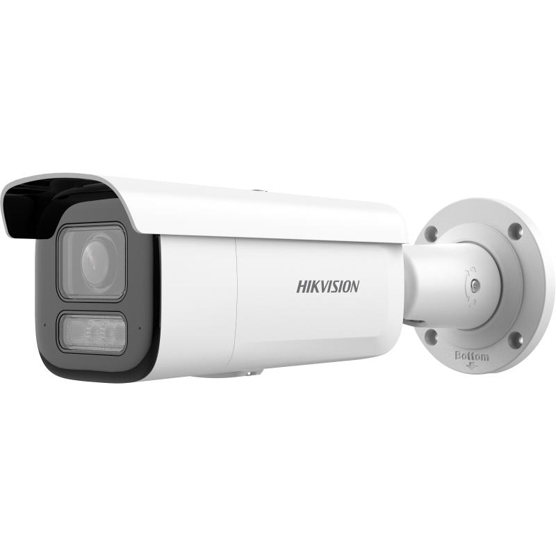 Camera de supraveghere IP Bullet 6MP Hikvision DS-2CD2663G2- LIZS2U(2.8-12MM), lentila varifocala: 2.8-12mm, iluminare min: Color: 0.005 Lux @ (F1.6, AGC ON),B/W: 0 Lux cu lumina alba: 60m, IR: 60m, microfon incorporat, interfata audio: 1/1, alarma: 1/1, 