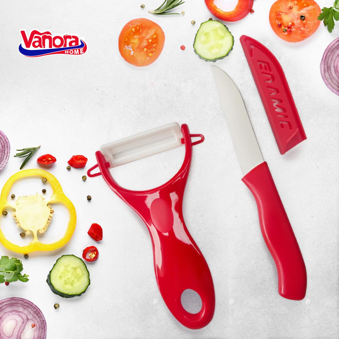 Vanora SET CUTIT 7CM+CURATATOR CERAMIC 13x7.6CM