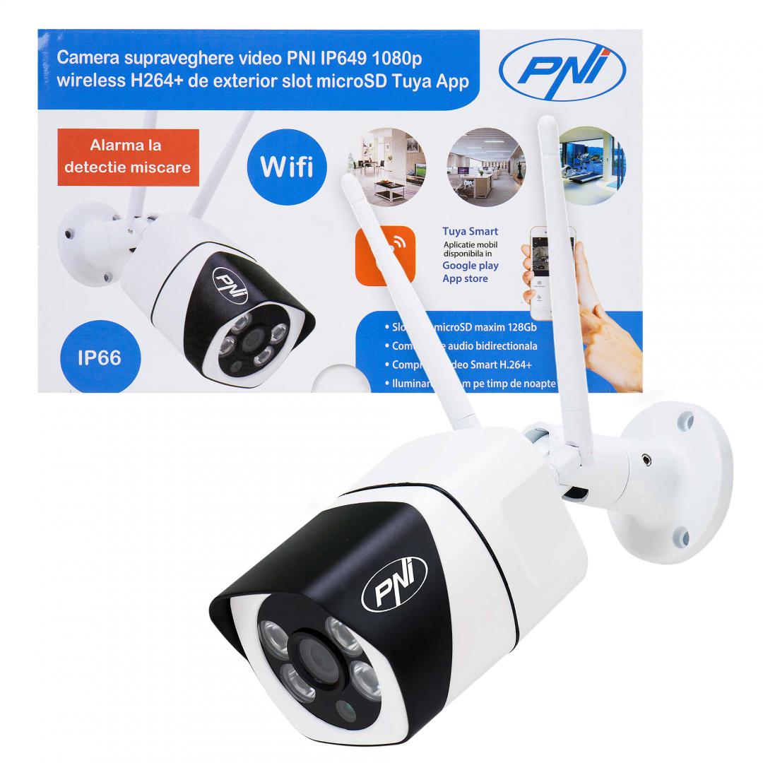 Pni Camera Supraveghere 2MP 1080P IP649 (Camera supraveghere video Pni IP649 cu IP)