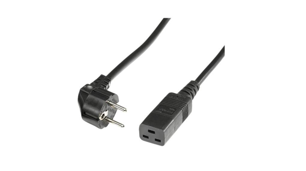 Cordon de alimentare Cupla C19/Schuko H0