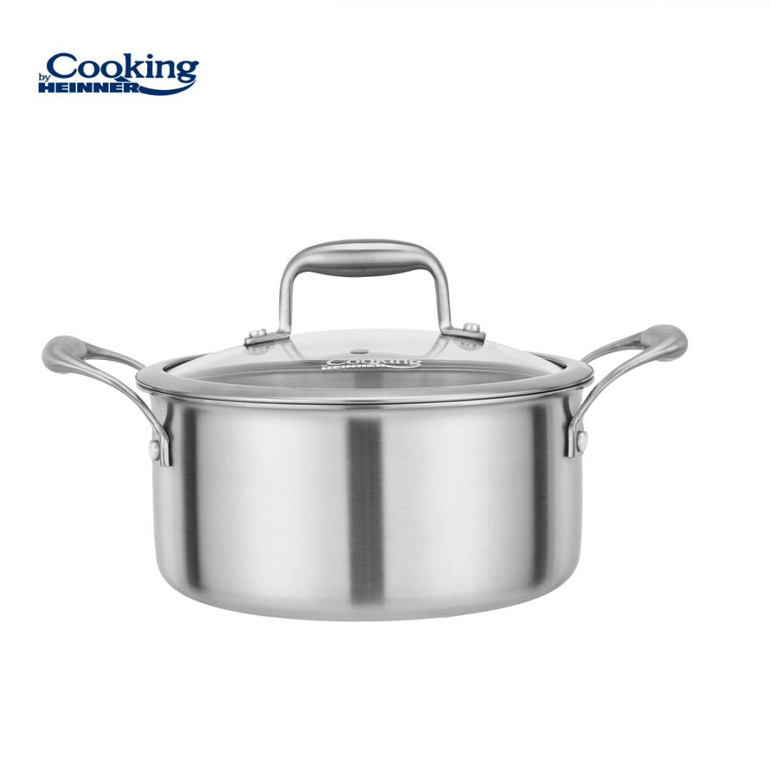 Heinner SEMIOALA INOX+CAPAC 20x10CM,2.8L,ATOMIC3