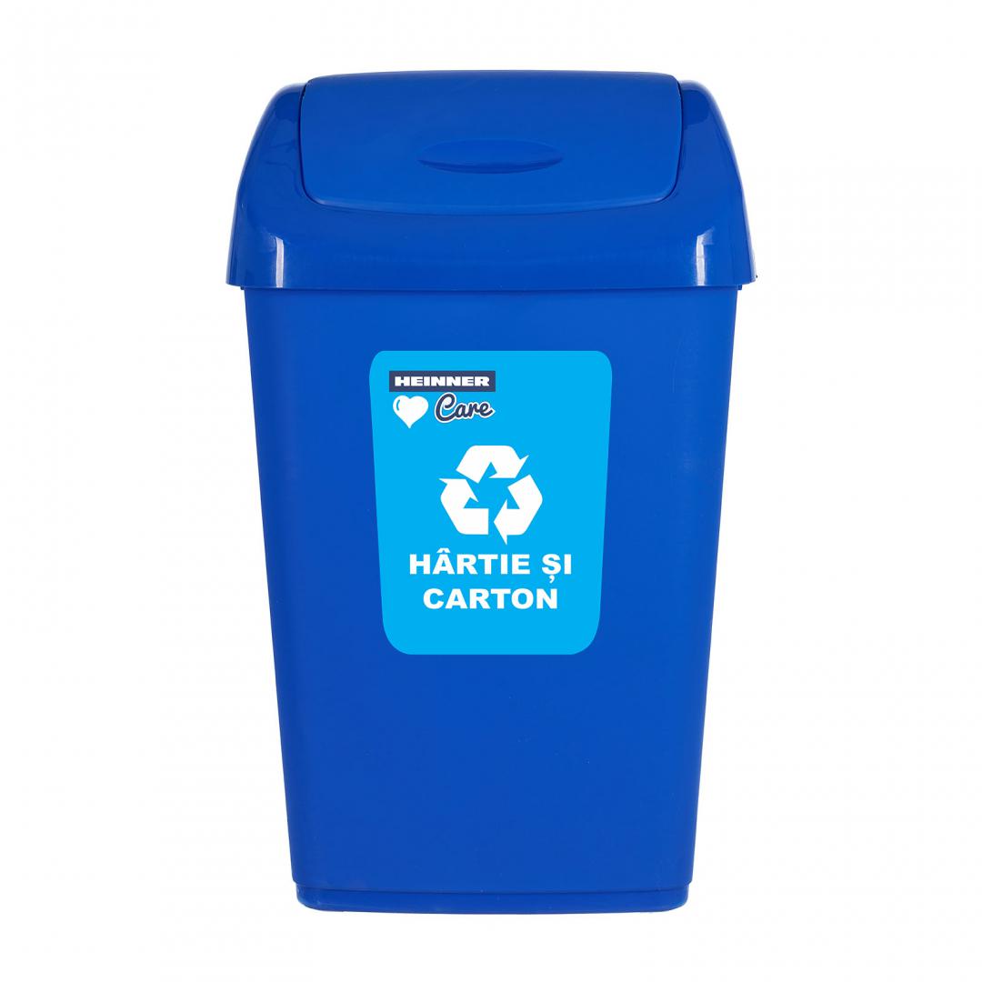 Heinner COS GUNOI PT RECICLARE ECO 35 L, ALBASTR