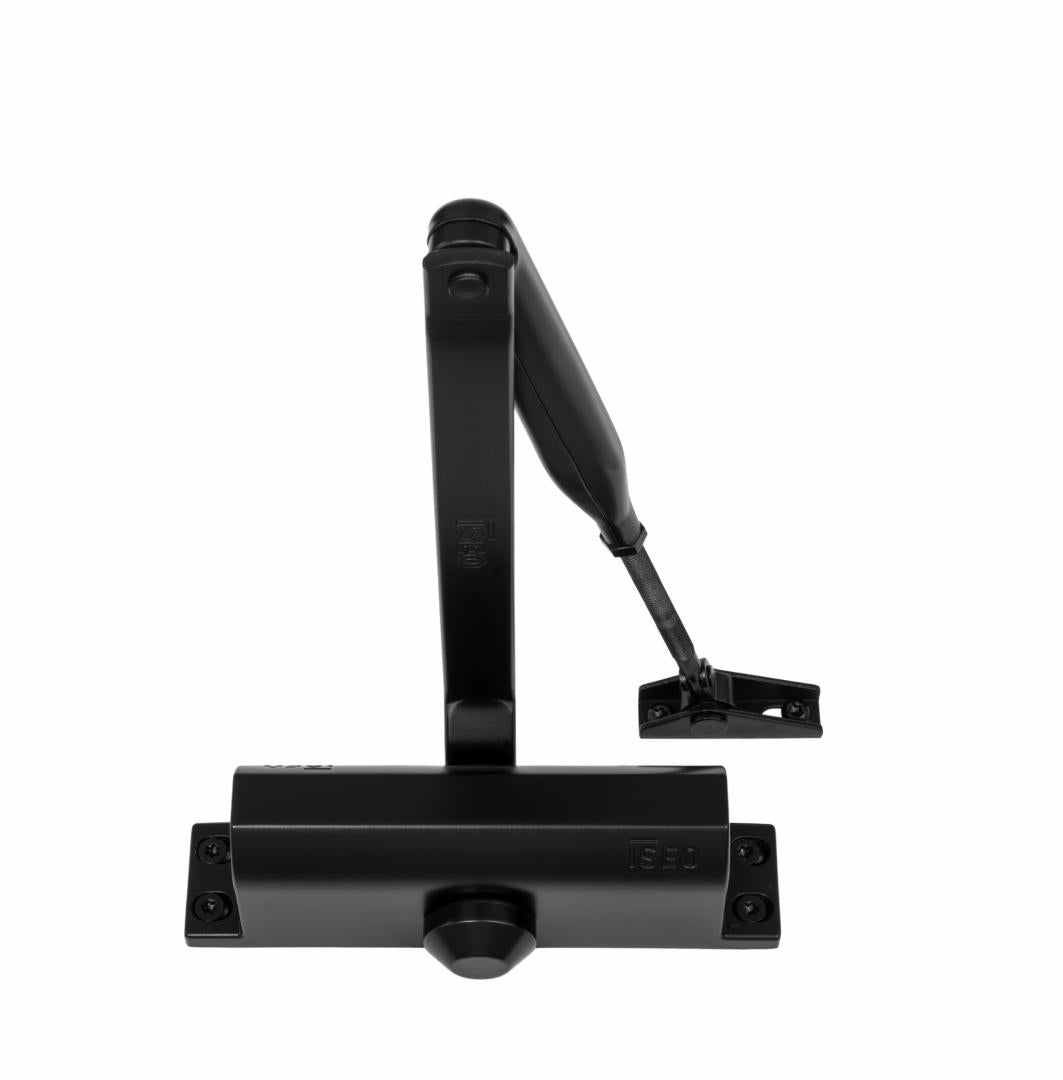Amortizor Hidraulic de Usa Iseo Negru (amortizor Hidraulic de Usa Iseo Negru 37L100005; Forță de inchidere: En 2/3/4...)