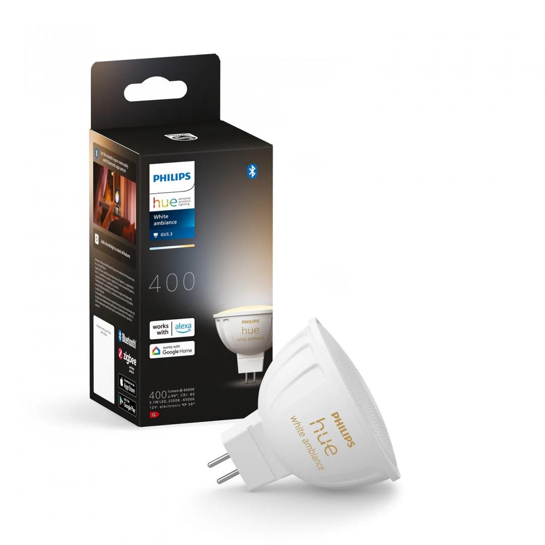 Philips Huewa 5.1W 12V MR16 1P EU (Bec LED inteligent Philips Hue MR16)